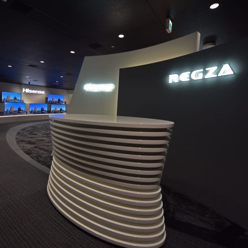 海信，regza展厅